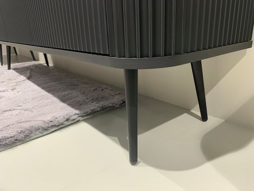 Комод з 2 дверима та поличками ZOVA K-103 (кашемір/чорний) ZOVA_K-103_CASHMERE фото