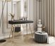 Туалетный столик ORO MDF Черный/Золотой каркас ORO_MDF_T102_CZARNY_ZLOTY фото 2