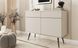 Комод двухдверный ORO MDF Бежевый/Черный каркас ORO_MDF_KSZ107_BEZOWY_CZARNY фото 3