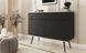 Комод дводверний ORO MDF ORO_MDF_KSZ107_CZARNY_CZARNY фото 2