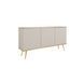 Комод тридверний ORO MDF ORO_MDF_K160_BEZOWY_ZLOTY фото 1