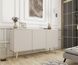 Комод тридверний ORO MDF ORO_MDF_K160_BEZOWY_ZLOTY фото 3