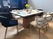 Стілець обідній велюровий LUXE 47 LUXE-KR47-CZARNY_ZLOTY фото 5