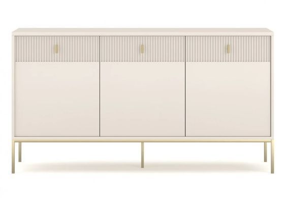 Комод myAMI Mebli NOVA II 3D3S MA03 (кашмир/золото) с 3 дверьми и 3 ящиками на ножках NOVA II_MA03_SIDEBOARD 3D3S_KASHMIR_Zloty фото
