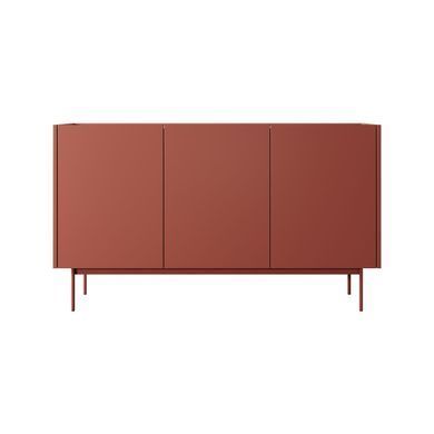 Комод тридверний у вітальню широкий COLOR K144 (червоний) COLOR_K144_CERAMIC_RED фото