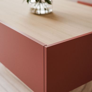 Журнальний столик з шухлядами у вітальню COLOR L-97 (червоний) Meble Piaski COLOR_L97_CERAMIC RED фото