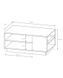 Журнальный столик 3D для гостинной Белый/Золотистый Дуб Крафт Meble Laski 3D_G STOLIK KAWOWY фото 3