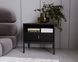 Тумба приліжкова myAMI Mebli NOVA II MA06 з шухлядою на ніжках у спальню NOVA II_MA06_NIGHTSTAND_BLACK фото 3