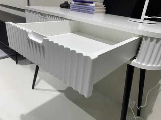 Туалетный стол с ящиками на ножках ZOVA T-103 (кашемир/черный) ZOVA_T-103_CASHMERE фото