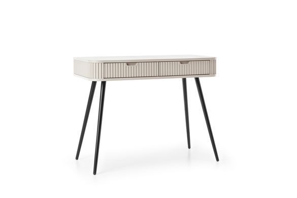 Туалетный стол с ящиками на ножках ZOVA T-103 (кашемир/черный) ZOVA_T-103_CASHMERE фото