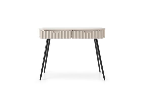 Туалетный стол с ящиками на ножках ZOVA T-103 (кашемир/черный) ZOVA_T-103_CASHMERE фото