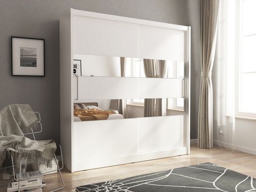 PIASKI MEBLI Україна - Шафа купе з дзеркалом Maja II 180 Графіт Meble Piaski Meble Piaski 4
